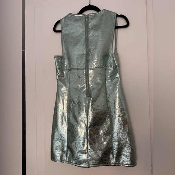 WAREHOUSE LONDON Metallic Mini Dress 10/ US 6 - Picture 6 of 6